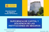 SUFICIENCIA DE CAPITAL Y SOLVENCIA DE LAS INSTITUCIONES DE SEGUROS