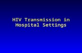 HIV Transmission in Hospital Settings