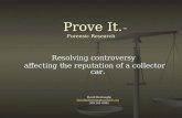 Prove It. ™ Forensic Research
