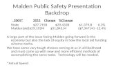 Malden Public Safety Presentation Backdrop