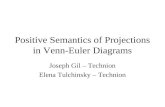 Positive Semantics of Projections in Venn-Euler Diagrams