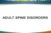 ADULT SPINE DISORDERS