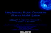 Interplanetary Proton Cumulative Fluence Model Update