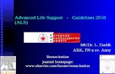 Advanced Life Support   -   Guidelines 2010  (ALS)