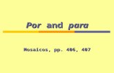 Por  and  para