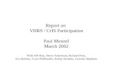 Report on  VIIRS / CrIS Participation Paul Menzel March 2002