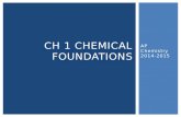 Ch  1 Chemical Foundations