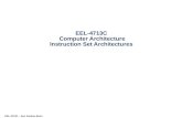 EEL-4713C  Computer Architecture Instruction Set Architectures
