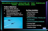RELATIVE-MOTION  ANALYSIS  OF   TWO   PARTICLES USING   TRANSLATING   AXES