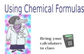 Using Chemical Formulas