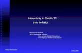 Interactivity in Mobile TV