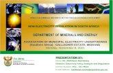 ASSOCIATION OF MUNICIPAL ELECTRICITY UNDERTAKINGS (Southern Africa) - GALLAGHER ESTATE, MIDRAND 