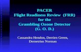 PACER Flight Readiness  Review  (FRR)  for the Grambling Ozone Detector ( G. O. D.)