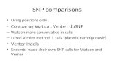 SNP comparisons