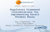 Regulatory Framework Considerations for Implementing Direct Potable Reuse