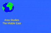 Area Studies  The Middle East