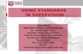 USING STANDARDS  IN SUPERVISION