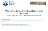 Measuring Early Child Development in Scotland: Introducing the Early Development Instrument