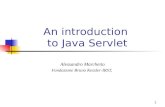 An introduction  to Java Servlet
