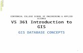 CENTENNIAL COLLEGE SCHOOL OF ENGINEERING & APPLIED SCIENCE VS 361 Introduction to GIS