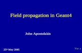 Field propagation in Geant4