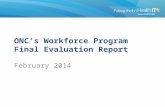 ONC’s Workforce Program Final Evaluation Report