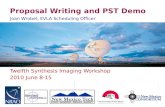 Proposal Writing and PST Demo