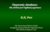 Taxonomic databases:  The SEEK and VegBank experience