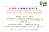 Keith Curry Lance Director - Library Research Service
