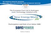 The European Fuel Cell & Hydrogen  J oint  T echnology  I nitiative (JTI)