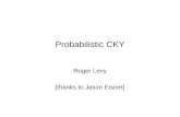 Probabilistic CKY