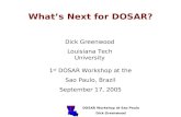 Whatâ€™s Next for DOSAR?
