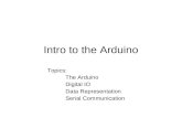 Intro to the Arduino