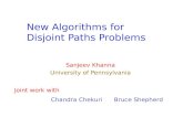 New Algorithms for Disjoint Paths Problems