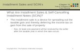 What Are Installment Sales & Self-Cancelling Installment Notes (SCIN)?