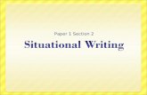 Situational Writing