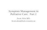 Symptom Management in Palliative Care:  Part 2