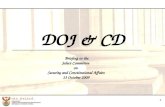 DOJ & CD