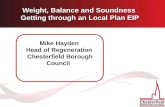 Weight, Balance and Soundness  Getting through an Local Plan EIP