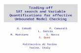 Trading-off SAT search and Variable Quantifications for effective Unbounded Model Checking