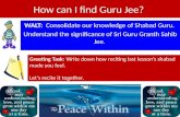 How can I find Guru  Jee ?