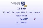 The Israel-Europe R&D Directorate For EU FP6