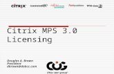 Citrix MPS 3.0 Licensing