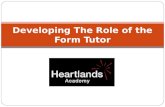 Developing The Role of the Form Tutor