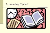 Accounting Cycle I