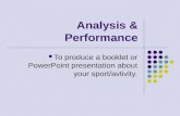 Analysis & Performance
