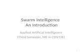 Swarm Intelligence   An Introduction
