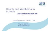 Health and Wellbeing in Schools