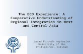 The ECO Experience:  A Comparative Understanding of Regional Integration in West and Central Asia