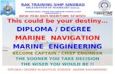 This could be your destiny… DIPLOMA / DEGREE  MARINE  NAVIGATION MARINE  ENGINEERING